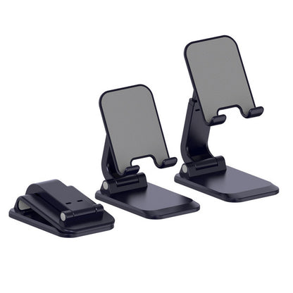 Cell Phone Stand, Fully Foldable, Adjustable Desktop Phone Holder Cradle Dock Compatible with All Phones
